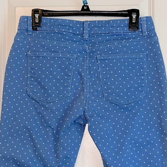 Talbots Polka Dot Signature Slim Crop Jeans - Picture 6 of 9